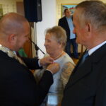 10.09.2019. Jędrzejów. Jubilaci świętujący 50-lecie pożycia małżeńskiego. Na zdjęciu: Jadwiga i Ryszard Piaseccy / Ewa Pociejowska-Gawęda / Radio Kielce