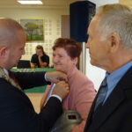 10.09.2019. Jędrzejów. Jubilaci świętujący 50-lecie pożycia małżeńskiego. Na zdjęciu: Marianna i Franciszek Skiba / Ewa Pociejowska-Gawęda / Radio Kielce