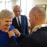 10.09.2019. Jędrzejów. Jubilaci świętujący 50-lecie pożycia małżeńskiego. Na zdjęciu: Anna i Janusz Szafraniec / Ewa Pociejowska-Gawęda / Radio Kielce