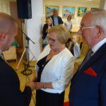 10.09.2019. Jędrzejów. Jubilaci świętujący 50-lecie pożycia małżeńskiego. Na zdjęciu: Teresa i Leszek Szostak / Ewa Pociejowska-Gawęda / Radio Kielce