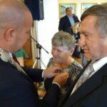 10.09.2019. Jędrzejów. Jubilaci świętujący 50-lecie pożycia małżeńskiego. Na zdjęciu: Teodozja i Jan Turek / Ewa Pociejowska-Gawęda / Radio Kielce