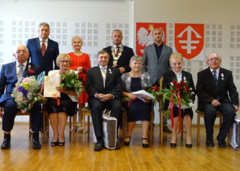 10.09.2019. Jędrzejów. Jubilaci świętujący 50-lecie pożycia małżeńskiego. / Ewa Pociejowska-Gawęda / Radio Kielce