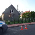 20.09.2019 Jędrzejów. Pożar domu / Ewa Pociejowska-Gawęda / Radio Kielce