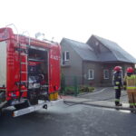 20.09.2019 Jędrzejów. Pożar domu / Ewa Pociejowska-Gawęda / Radio Kielce