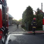 20.09.2019 Jędrzejów. Pożar domu / Ewa Pociejowska-Gawęda / Radio Kielce