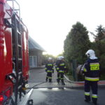 20.09.2019 Jędrzejów. Pożar domu / Ewa Pociejowska-Gawęda / Radio Kielce