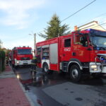 20.09.2019 Jędrzejów. Pożar domu / Ewa Pociejowska-Gawęda / Radio Kielce