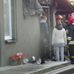 20.09.2019 Jędrzejów. Pożar domu / Ewa Pociejowska-Gawęda / Radio Kielce