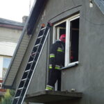 20.09.2019 Jędrzejów. Pożar domu / Ewa Pociejowska-Gawęda / Radio Kielce