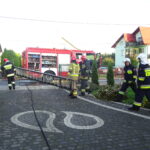 20.09.2019 Jędrzejów. Pożar domu / Ewa Pociejowska-Gawęda / Radio Kielce