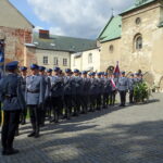 20.09.2019. Jędrzejów. Pogrzeb Marcina Kosiaka, tragicznie zmarłego policjanta z komisariatu w Jędrzejowie / Ewa Pociejowska-Gawęda / Radio Kielce