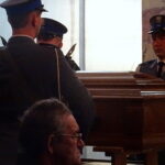 20.09.2019. Jędrzejów. Pogrzeb Marcina Kosiaka, tragicznie zmarłego policjanta z komisariatu w Jędrzejowie / Ewa Pociejowska-Gawęda / Radio Kielce