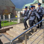 20.09.2019. Jędrzejów. Pogrzeb Marcina Kosiaka, tragicznie zmarłego policjanta z komisariatu w Jędrzejowie / Ewa Pociejowska-Gawęda / Radio Kielce