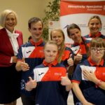 18.09.2019. Kielce. Konferencja „Województwo świętokrzyskie przyjazne organizacjom pozarządowym”. Na zdjęciu: Renata Janik - wicemarszałek województwa świętokrzyskiego i stowarzyszenie Olimpiady Specjalne / Piotr Kwaśniewski / Radio Kielce