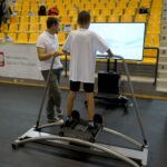 24.09.2019. Kielce. Monika Pyrek prowadzi zajęcia z WF dla uczniów z kieleckich szkół / Piotr Kwaśniewski / Radio Kielce