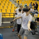 24.09.2019. Kielce. Monika Pyrek prowadzi zajęcia z WF dla uczniów z kieleckich szkół / Piotr Kwaśniewski / Radio Kielce