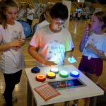 24.09.2019. Kielce. Monika Pyrek prowadzi zajęcia z WF dla uczniów z kieleckich szkół / Piotr Kwaśniewski / Radio Kielce