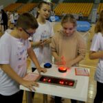 24.09.2019. Kielce. Monika Pyrek prowadzi zajęcia z WF dla uczniów z kieleckich szkół / Piotr Kwaśniewski / Radio Kielce