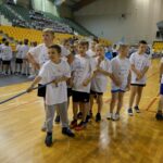 24.09.2019. Kielce. Monika Pyrek prowadzi zajęcia z WF dla uczniów z kieleckich szkół / Piotr Kwaśniewski / Radio Kielce