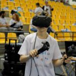 24.09.2019. Kielce. Monika Pyrek prowadzi zajęcia z WF dla uczniów z kieleckich szkół / Piotr Kwaśniewski / Radio Kielce