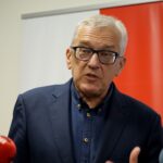 24.09.2019. Kielce. Konferencja KO - niszczenie i kradzież materiałów wyborczych. Na zdjęciu: Edward Rzepka / Piotr Kwaśniewski / Radio Kielce
