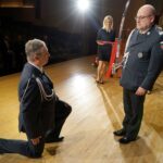 26.09.2019. Kielce. Jubileusz Krajowej Administracji Skarbowej. Na zdjęciu (od lewej): Jarosław Bartosiński - Oddział Celny w Kielcach i Piotr Walczak - szef Krajowej Administracji Skarbowej / Piotr Kwaśniewski / Radio Kielce