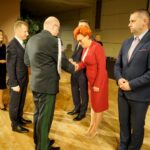 26.09.2019. Kielce. Jubileusz Krajowej Administracji Skarbowej. Na zdjęciu (od lewej): Sławomir Podkówka - dyrektor Izby Administracji Skarbowej w Kielcach, Piotr Walczak - szef Krajowej Administracji Skarbowej, Małgorzata Szuba - prokurator rejonowy Kielce-Zachód i Paweł Wójcik - burmistrz Chmielnika / Piotr Kwaśniewski / Radio Kielce