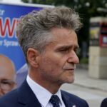 27.09.2019. Kielce. Konferencja prasowa wiceministra Piotra Wawrzyka i senatora Krzysztofa Słonia. Na zdjęciu: Krzysztof Słoń - senator PiS / Piotr Kwaśniewski / Radio Kielce