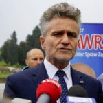 27.09.2019. Kielce. Konferencja prasowa wiceministra Piotra Wawrzyka i senatora Krzysztofa Słonia. Na zdjęciu: Krzysztof Słoń - senator PiS / Piotr Kwaśniewski / Radio Kielce