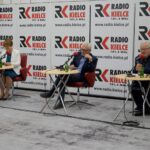 29.09.2019. Kielce. Studio Polityczne Radia Kielce. Na zdjęciu (od lewej): Maria Zuba - posłanka PiS, Edward Rzepka - kandydat do Senatu z Koalicyjnego Komitetu Wyborczego Koalicja Obywatelska PO .N iPL Zieloni z okręgu 83 i Czesław Siekierski -  „jedynka” świętokrzyskiej listy PSL-KP do Sejmu / Piotr Kwaśniewski / Radio Kielce