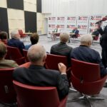 29.09.2019. Kielce. Studio Polityczne Radia Kielce / Piotr Kwaśniewski / Radio Kielce