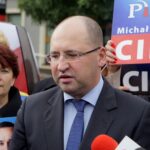 30.09.2019. Kielce. Konferencja prasowa posła Michała Cieślaka i europosła Adama Bielana. Na zdjęciu: Adam Bielan - europoseł / Piotr Kwaśniewski / Radio Kielce