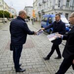 30.09.2019. Kielce. Konferencja prasowa posła Michała Cieślaka i europosła Adama Bielana / Piotr Kwaśniewski / Radio Kielce