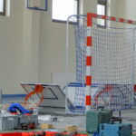 13.09.2019. Ociesęki. Ostatnie prace przy budowie hali sportowej przy Szkole Podstawowej / Michał Kita / Radio Kielce