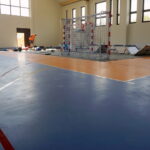 13.09.2019. Ociesęki. Ostatnie prace przy budowie hali sportowej przy Szkole Podstawowej / Michał Kita / Radio Kielce