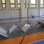 13.09.2019. Ociesęki. Ostatnie prace przy budowie hali sportowej przy Szkole Podstawowej / Michał Kita / Radio Kielce