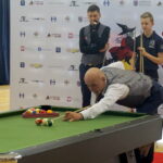 30.09.2019. Bilcza. Akcja „Świętokrzyskie Gra w Bilard”. Bogdan Wołkowski - mistrz świata w trikach bilardowych i trener drużyny NOSAN Kielce / Michał Kita / Radio Kielce