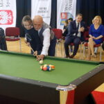 30.09.2019. Bilcza. Akcja „Świętokrzyskie Gra w Bilard”. Bogdan Wołkowski - mistrz świata w trikach bilardowych i trener drużyny NOSAN Kielce / Michał Kita / Radio Kielce