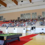 30.09.2019. Bilcza. Akcja „Świętokrzyskie Gra w Bilard”. Bogdan Wołkowski - mistrz świata w trikach bilardowych i trener drużyny NOSAN Kielce / Michał Kita / Radio Kielce