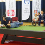 30.09.2019. Bilcza. Akcja „Świętokrzyskie Gra w Bilard”. Bogdan Wołkowski - mistrz świata w trikach bilardowych i trener drużyny NOSAN Kielce / Michał Kita / Radio Kielce