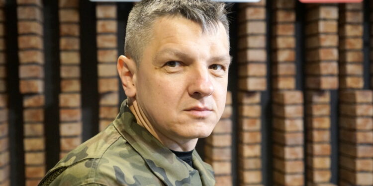 pułkownik Artur Barański, dowódca 10. Świętokrzyskiej Brygady Wojsk Obrony Terytorialnej / Kamil Król / Radio Kielce