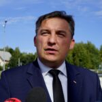 Występa. 06.09.2019. Cysterna wstydu w Świętokrzyskiem. Na zdjęciu: Sylwester Chruszcz - poseł PiS / Piotr Kwaśniewski / Radio Kielce