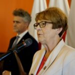 06.09.2019. Kielce. Dzień Weterana Walk o Niepodległość Rzeczypospolitej Polskiej. Na zdjęciu (od lewej): Krzysztof Słoń - senator PiS i Maria Zuba - poseł PiS / Piotr Kwaśniewski / Radio Kielce