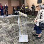 Uroczystości upamiętniające niemiecki nalot na stację kolejową. Na zdjęciu: Helena Zych, sandomierzanka / Grażyna Szlęzak-Wójcik / Radio Kielce