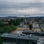 19.09.2019 Kielce. Budowa 16-piętrowego Plaza Tower / Jarosław Kubalski / Radio Kielce