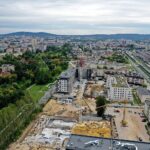 19.09.2019 Kielce. Budowa 16-piętrowego Plaza Tower / Jarosław Kubalski / Radio Kielce