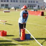 Strawczynek. Powiatowe Zawody Sportowo-Pożarnicze / Jarosław Kubalski / Radio Kielce