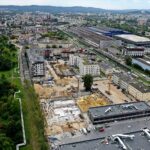 19.09.2019 Kielce. Budowa 16-piętrowego Plaza Tower / Jarosław Kubalski / Radio Kielce