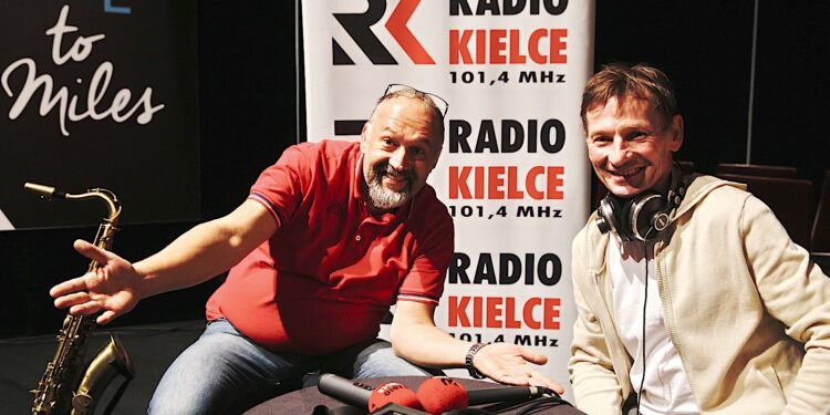 24.09.2019 Kielce. Kawiarenka Festiwalowa Memorial to Miles. Jacek Klesyk i Paweł Solarz / Jarosław Kubalski / Radio Kielce