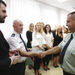 Kielce. Wręczenie wyróżnień i awansów funkcjonariuszom Inspekcji Transportu Drogowego / Jarosław Kubalski / Radio Kielce